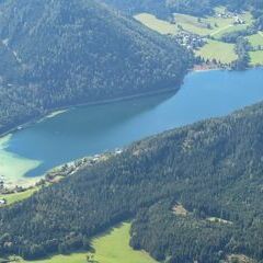 Flugwegposition um 11:50:40: Aufgenommen in der Nähe von Gemeinde Mitterbach am Erlaufsee, Österreich in 2001 Meter